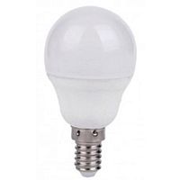 Лампа светодиодная iSvet G45-102 Шар Е14 220В 8Вт 850Лм 6000К 47х88мм картинка 